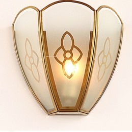 Apliques de pared estilo mini tradicional clásico metal