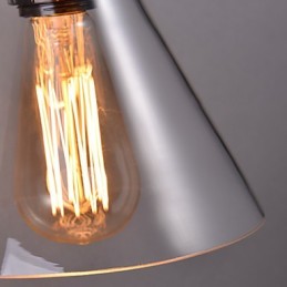 Lámpara de pared retro con pantalla de cristal floral y soporte de metal