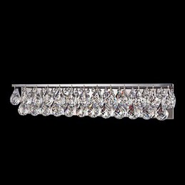 Apliques de pared de cristal de metal contemporáneo moderno