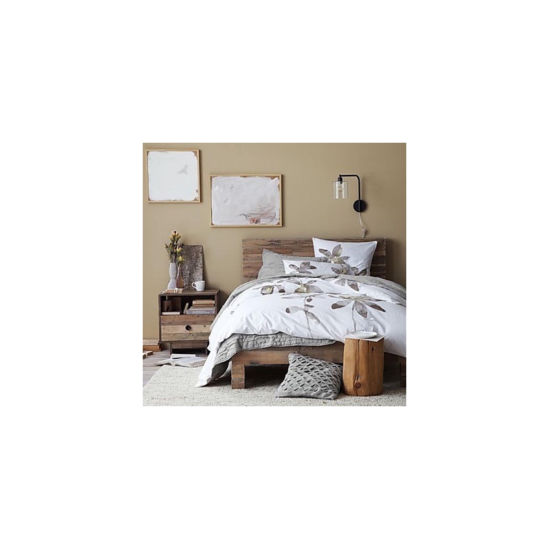 Lámpara de pared moderna con pantalla de tambor de cristal