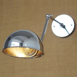 Apliques de pared Luces oscilantes Lámparas de pared de lectura Estilo mini Rústico Lodge Metal