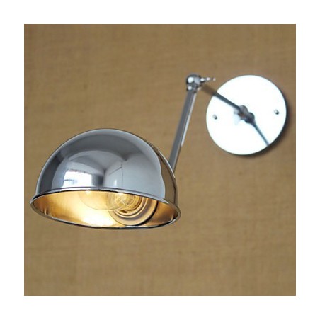 Apliques de pared Luces oscilantes Lámparas de pared de lectura Estilo mini Rústico Lodge Metal