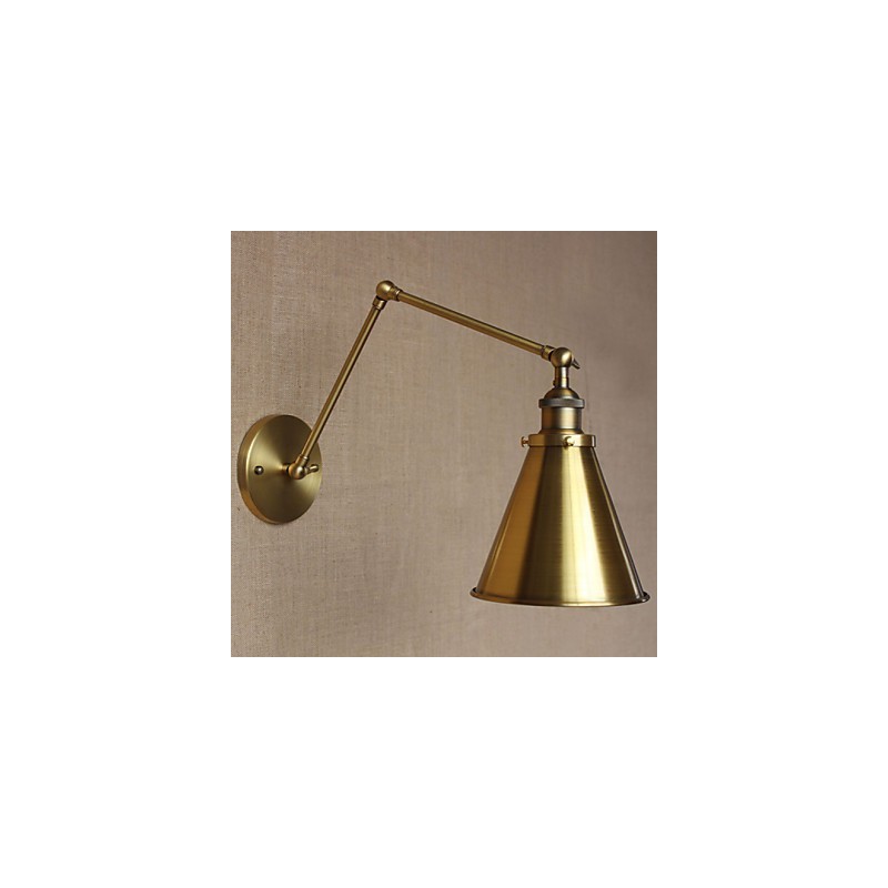 Apliques de pared Luces oscilantes Lámparas de pared de lectura Estilo mini Cabaña rústica Metal