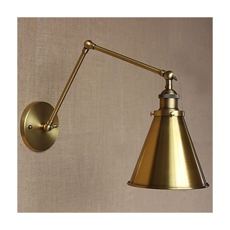Apliques de pared Luces oscilantes Lámparas de pared de lectura Estilo mini Cabaña rústica Metal Apliques de pared Luces oscilantes Lámparas de pared de lectura Estilo mini Cabaña rústica Metal