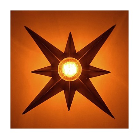 Lámpara de pared moderna personalizada con iluminación de estrella de cinco puntas para vivienda infantil Lámpara de pared moderna personalizada con iluminación de estrella de cinco puntas para vivienda infantil