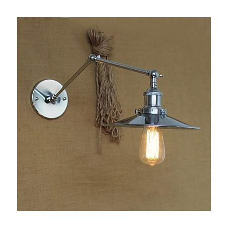 Apliques de pared Luces oscilantes Lámparas de pared de lectura Estilo mini Rústico Lodge Metal Apliques de pared Luces oscilantes Lámparas de pared de lectura Estilo mini Rústico Lodge Metal