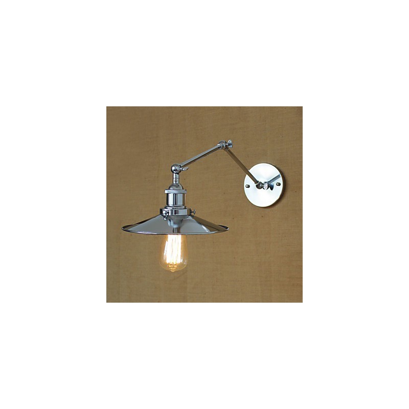 Apliques de pared Luces oscilantes Lámparas de pared de lectura Estilo mini Rústico Lodge Metal