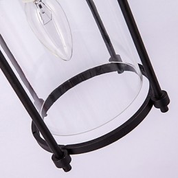 Lámparas creativas de estilo industrial, lámparas de pared estilo norteamericano con bombilla Edison tipo flauta, luces decorativas para barra interior.