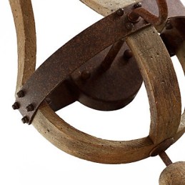 Apliques de pared estilo mini rústico de madera de bambú