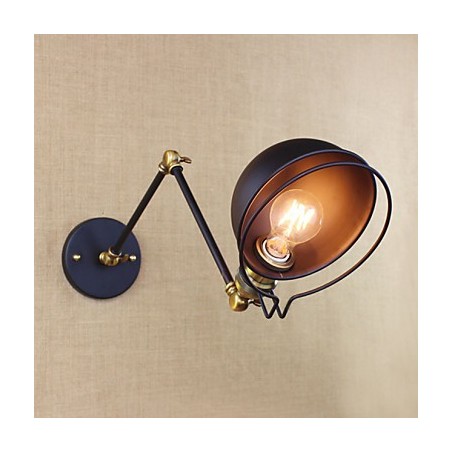Apliques de pared Luces oscilantes Lámparas de pared de lectura Estilo mini Rústico Lodge Metal Apliques de pared Luces oscilantes Lámparas de pared de lectura Estilo mini Rústico Lodge Metal