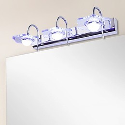 Apliques de pared Iluminación de baño Moderno Contemporáneo Metal
