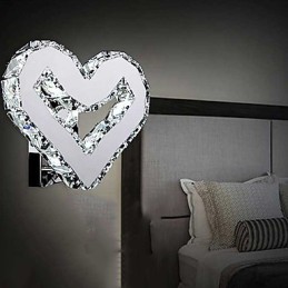 Apliques de pared de cristal estilo mini, modernos y contemporáneos de metal.