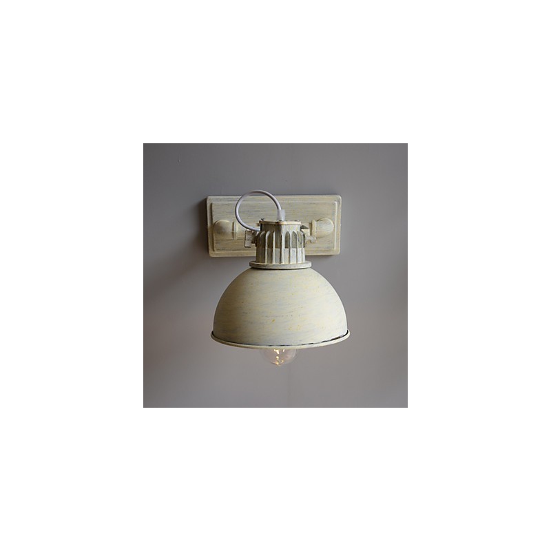 Lámpara de pared de hierro forjado vintage nostálgica a estrenar para balcón, estilo loft, del norte de Europa.