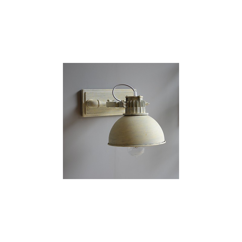 Lámpara de pared de hierro forjado vintage nostálgica a estrenar para balcón, estilo loft, del norte de Europa.