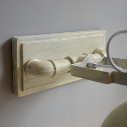 Lámpara de pared de hierro forjado vintage nostálgica a estrenar para balcón, estilo loft, del norte de Europa.