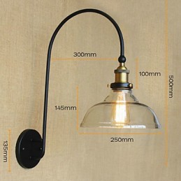 Apliques de pared Iluminación de baño Luces de pared para exteriores Luces de pared de lectura Tradicional Clásico Metal