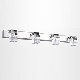 Apliques de pared Iluminación de baño Bañadores de pared Cristal Mini Estilo Moderno Contemporáneo Metal