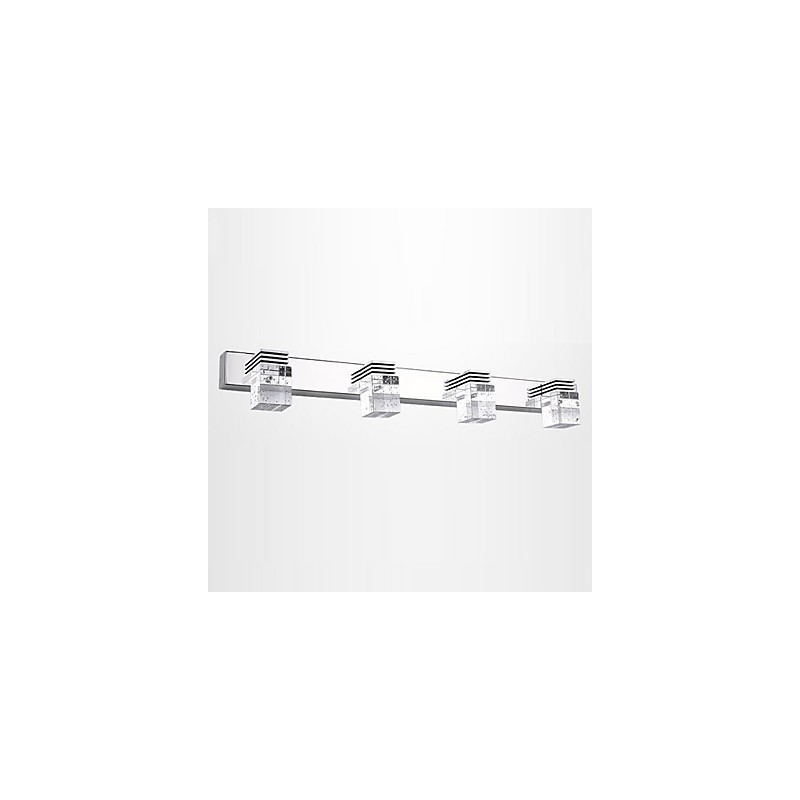 Apliques de pared Iluminación de baño Bañadores de pared Cristal Mini Estilo Moderno Contemporáneo Metal