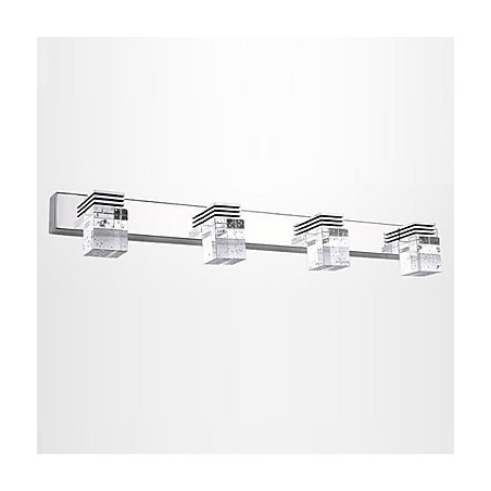Apliques de pared Iluminación de baño Bañadores de pared Cristal Mini Estilo Moderno Contemporáneo Metal Apliques de pared Iluminación de baño Bañadores de pared Cristal Mini Estilo Moderno Contemporáneo Metal