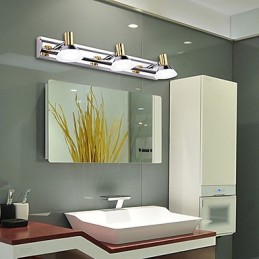 Apliques de pared Iluminación de baño Moderno Contemporáneo Metal