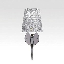 Lámpara de noche plateada, lámpara de pared para lectura, sifón de plomería, luz de espejo de fondo