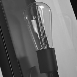 Aplique de pared de hierro estilo retro estilo pastoral de pueblo para sala de estar, comedor y dormitorio.