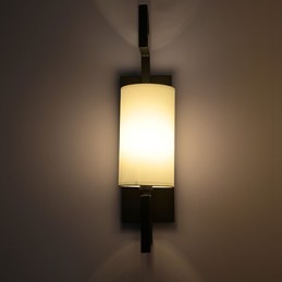 Lámpara antigua de estilo americano moderno para sala de estar, dormitorio, hotel, lámpara de pared de tela blanca.