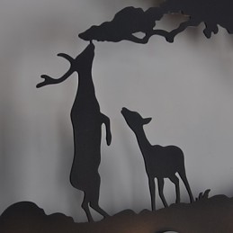 Lámparas de pared de hierro retro estilo loft, estilo pastoral americano, de 4 luces para pasillo de dormitorio