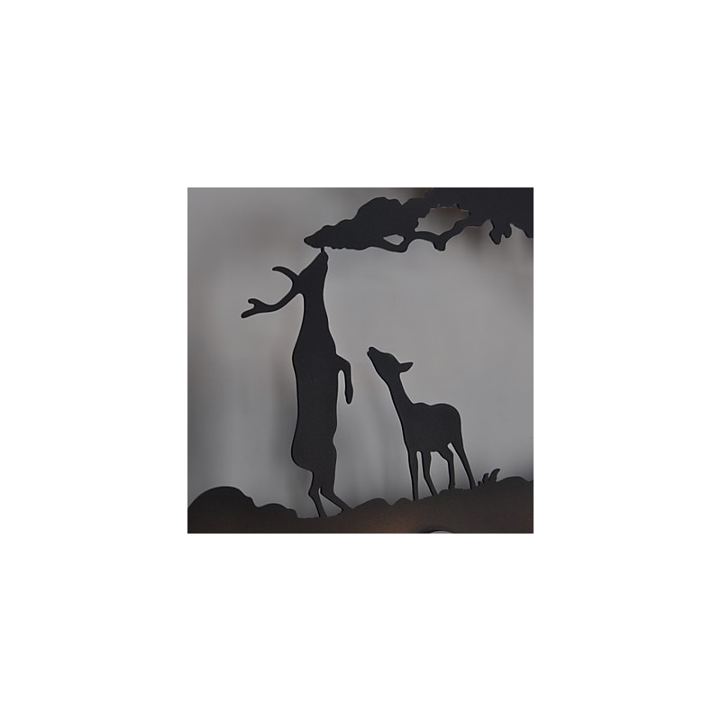 Lámparas de pared de hierro retro estilo loft, estilo pastoral americano, de 4 luces para pasillo de dormitorio