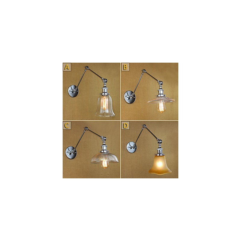 Apliques de pared Iluminación de baño Luces de pared para exteriores Luces de pared de lectura Vidrio contemporáneo moderno