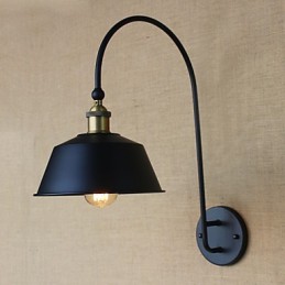 Lámpara de pared decorativa de hierro para comedor, estilo loft, estilo industrial, estilo retro, estilo villa nostálgico, estilo country americano