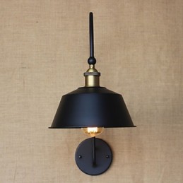 Lámpara de pared decorativa de hierro para comedor, estilo loft, estilo industrial, estilo retro, estilo villa nostálgico, estilo country americano