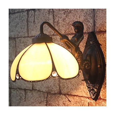 Lámpara de pared de hierro forjado creativa, estilo rural, estilo europeo Lámpara de pared de hierro forjado creativa, estilo rural, estilo europeo