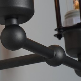 Lámpara de pared de hierro estilo loft americano estilo retro industrial con luces artísticas