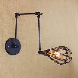 Lámpara de hierro para loft, estilo retro industrial, para pasillo, escaleras, mesa, restaurante, bar, creativa y sencilla
