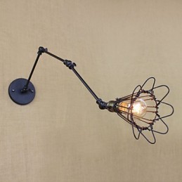 Lámpara de hierro para loft, estilo retro industrial, para pasillo, escaleras, mesa, restaurante, bar, creativa y sencilla