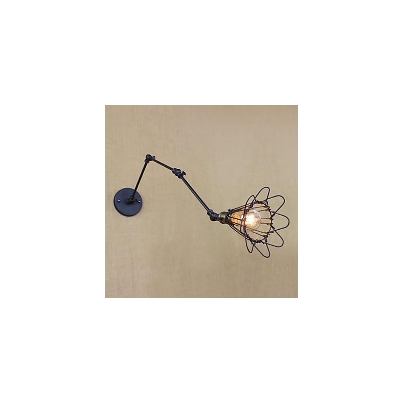 Lámpara de hierro para loft, estilo retro industrial, para pasillo, escaleras, mesa, restaurante, bar, creativa y sencilla
