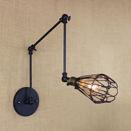 Lámpara de hierro para loft, estilo retro industrial, para pasillo, escaleras, mesa, restaurante, bar, creativa y sencilla
