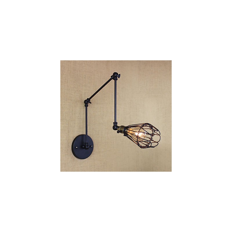 Lámpara de hierro para loft, estilo retro industrial, para pasillo, escaleras, mesa, restaurante, bar, creativa y sencilla