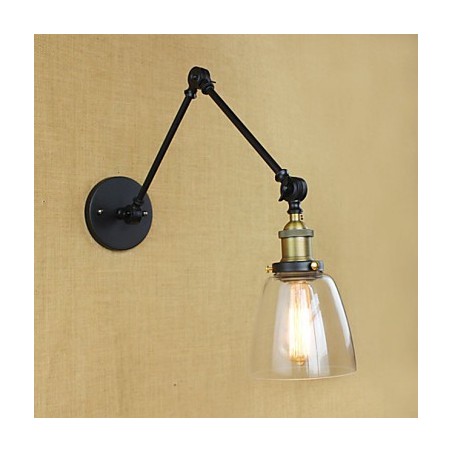 El brazo largo de la pared de vidrio de hierro industrial creativo telescópico dormitorio retro nostálgico restaurante pasillo plegable El brazo largo de la pared de vidrio de hierro industrial creativo telescópico dormitorio retro nostálgico restaurante pasillo plegable