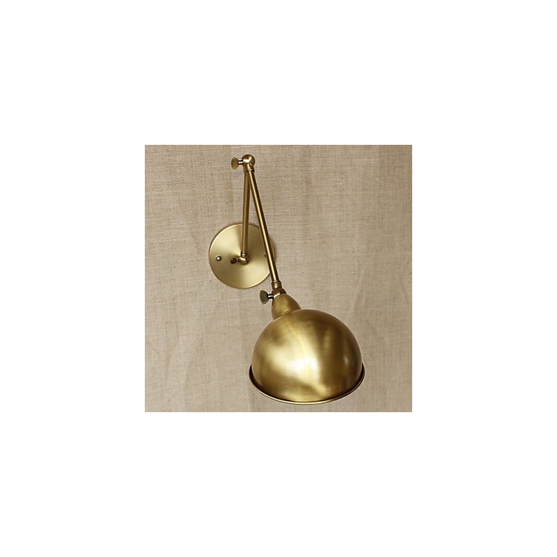 Aplique de pared decorativo de alta gama, de doble brazo, estilo industrial americano