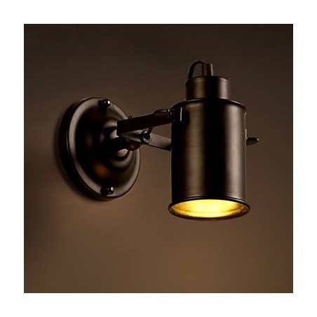 Lámpara de pared vintage industrial de hierro forjado negro, lámpara de pared retro, lámpara de pared para pasillo, iluminación de pared Lámpara de pared vintage industrial de hierro forjado negro, lámpara de pared retro, lámpara de pared para pasillo, iluminación de pared