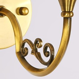 Lámparas de pared clásicas para dormitorio, apliques de pared de metal sencillos para sala de estar, bar, cafetería, pasillo, balcón.