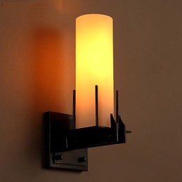 Lámpara de pared estilo candelabro con personalidad retro contemporánea y estilo loft.