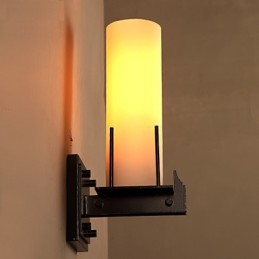 Lámpara de pared estilo candelabro con personalidad retro contemporánea y estilo loft.