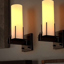 Lámpara de pared estilo candelabro con personalidad retro contemporánea y estilo loft.