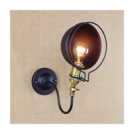 Apliques de pared Luces oscilantes Lámparas de pared de lectura Estilo mini Cabaña rústica Metal Apliques de pared Luces oscilantes Lámparas de pared de lectura Estilo mini Cabaña rústica Metal