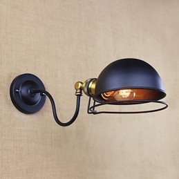Apliques de pared Luces oscilantes Lámparas de pared de lectura Estilo mini Cabaña rústica Metal
