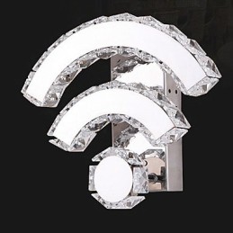 Apliques de pared de cristal estilo mini moderno contemporáneo de cristal