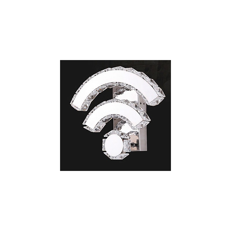 Apliques de pared de cristal estilo mini moderno contemporáneo de cristal